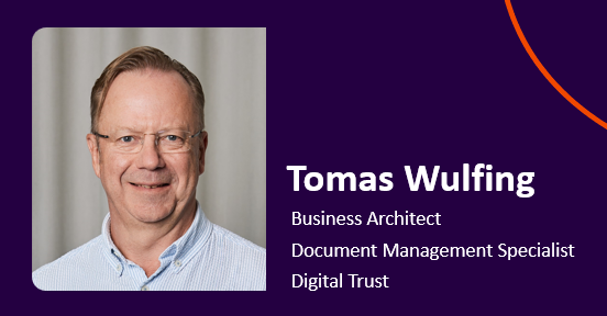 Tomas Wulfing, Epical Business Architect - ECM Doc Man Specialist